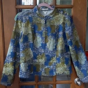 Women's spring summer  jacket shirt Christopher and banks trees
